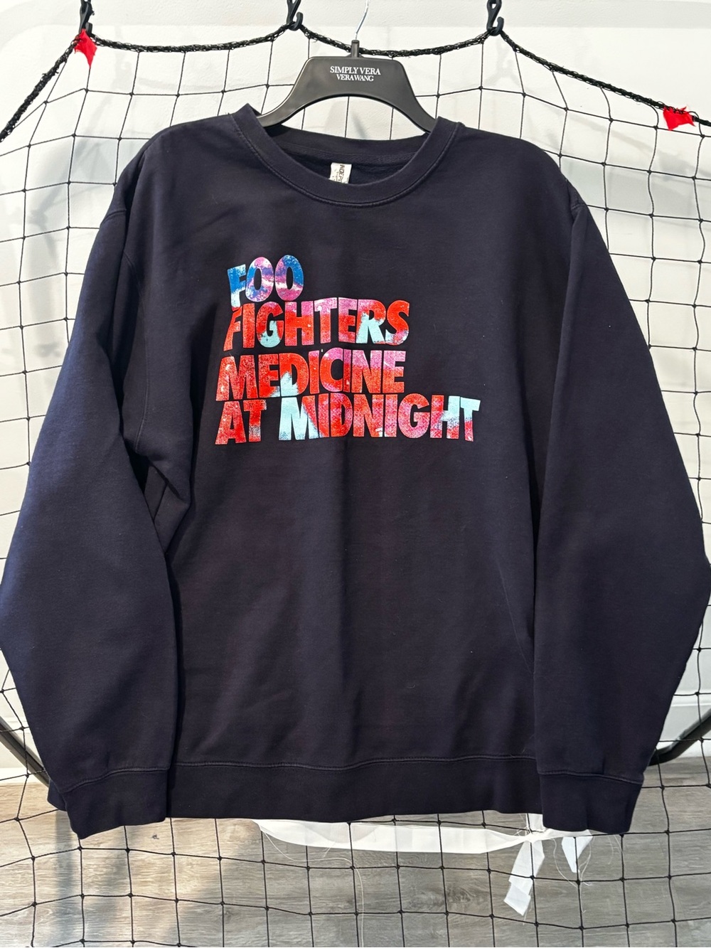 Foo Fighters 'Medicine at Midnight' Graphic Navy Unisex Sweatshirt